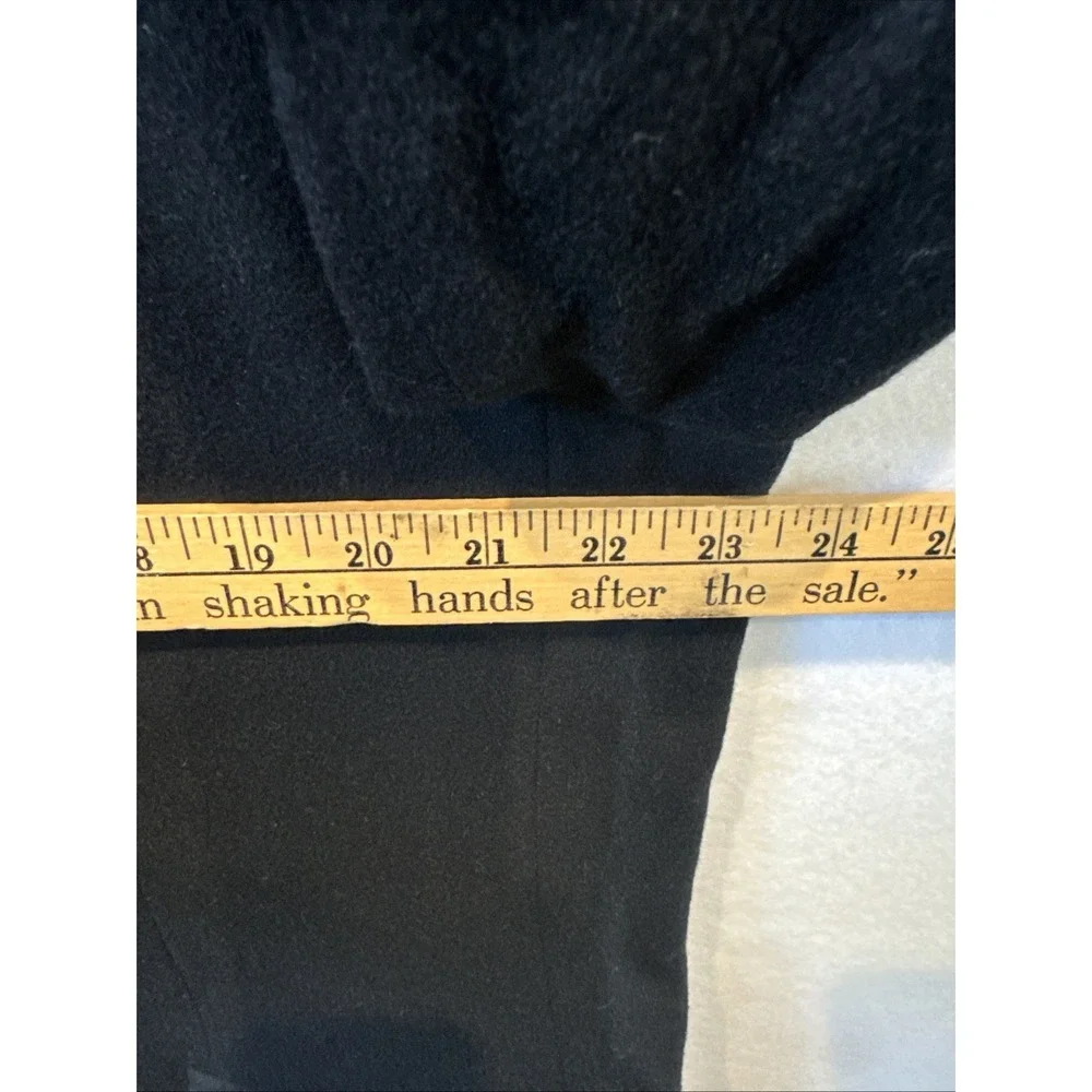 RALPH Ralph Lauren Men's 100% Cashmere‎ 2-Button Blazer Sport Coat Black 46 Long